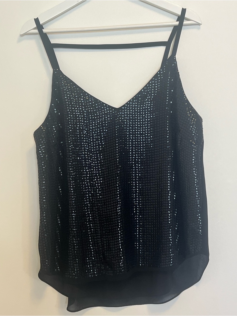 Portmans Black Sequin V-Neck Cami‎